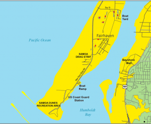 Fairhaven Tsunami Evacuation Map