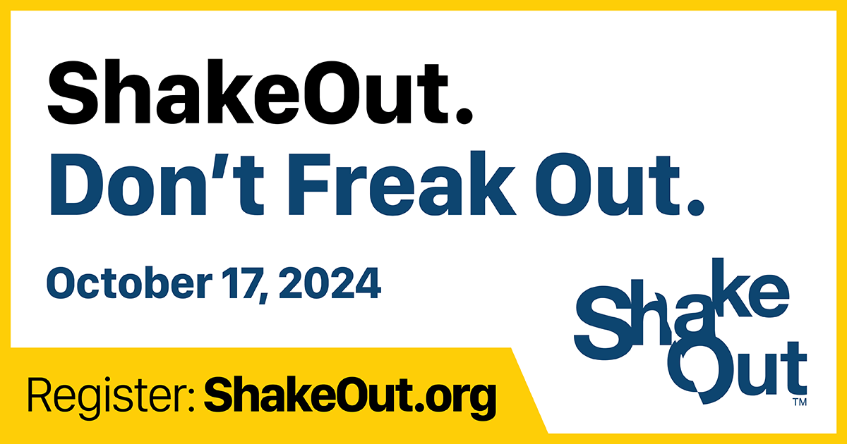 Join ShakeOut 2024 Drop, Cover & Hold On