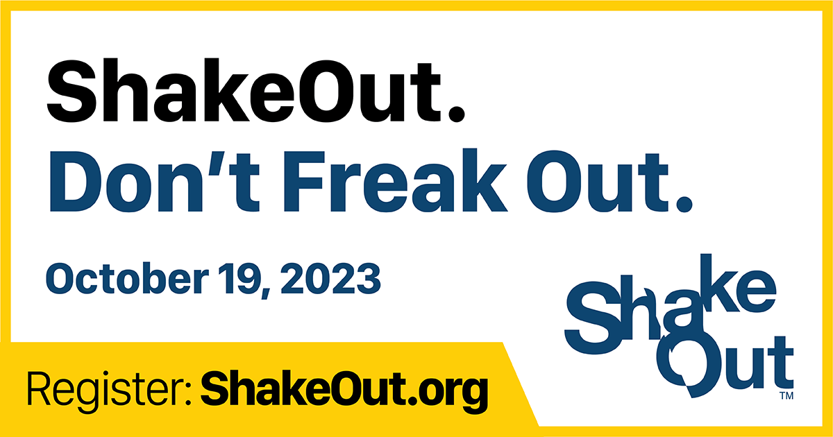Join ShakeOut 2023 Drop, Cover & Hold On