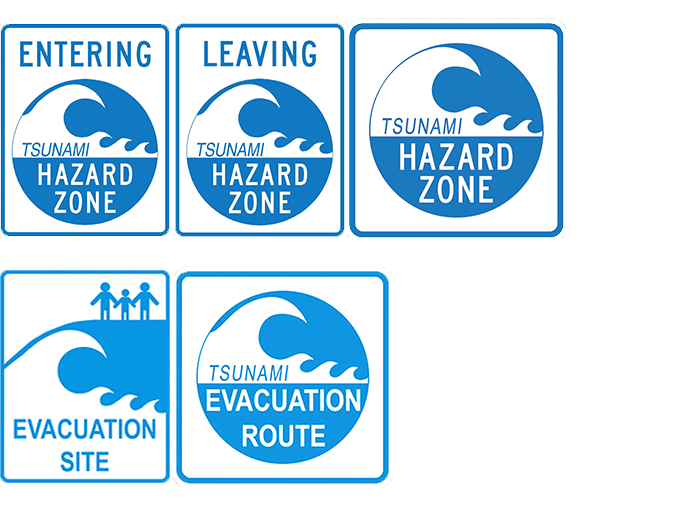 various tsunami signs