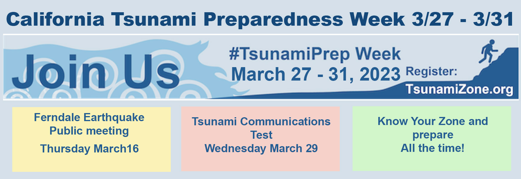 Tsunami Preparedness Week Details